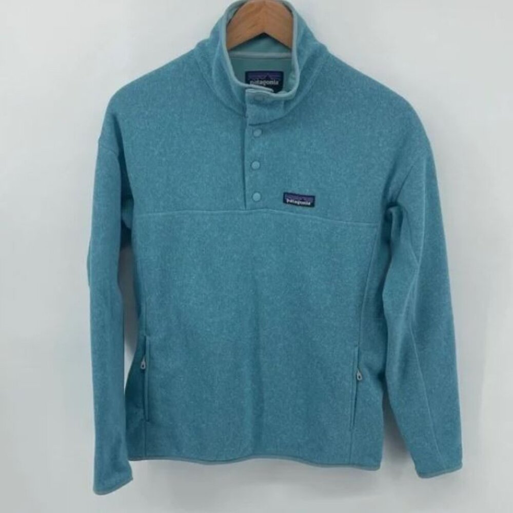 Patagonia Lightweight Better Sweater Marsupial Pullover in Dam Blue M A16